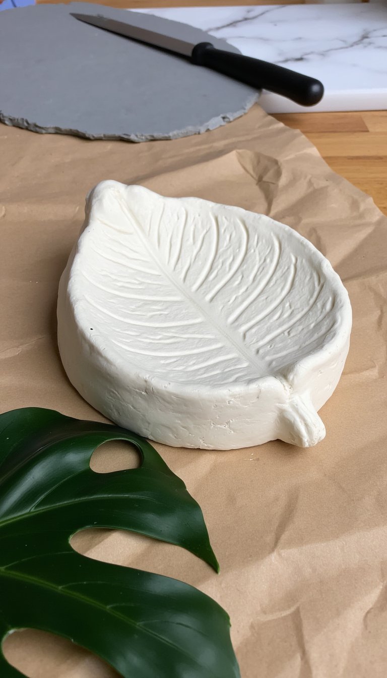 2. Textured Leaf Dish