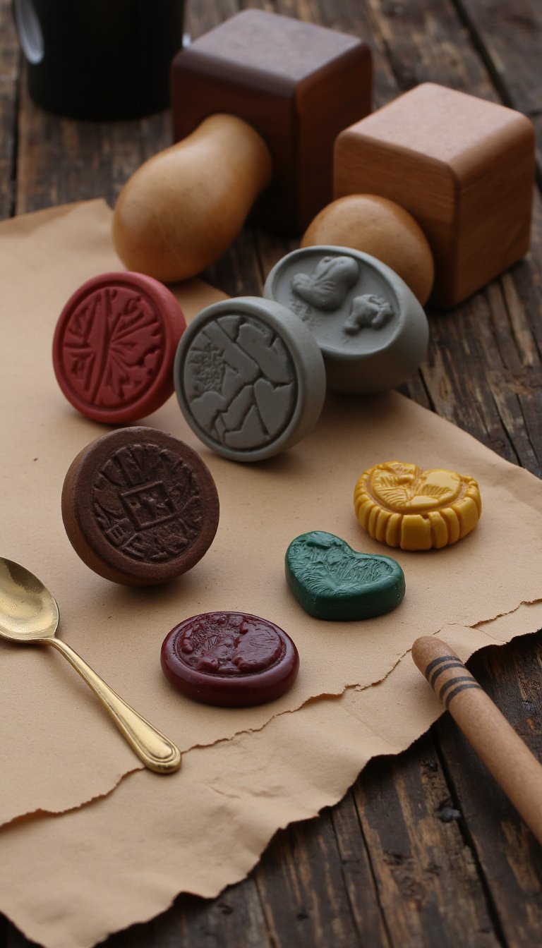 7. Personalized Stamp & Wax Seal Set