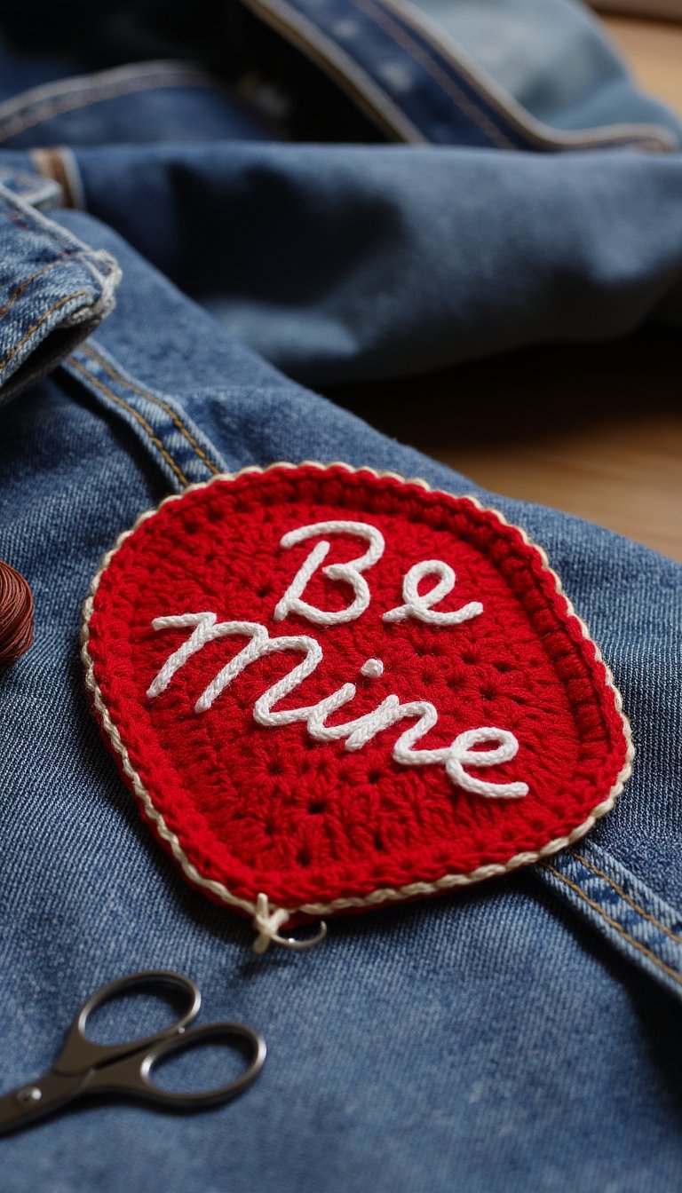 13. "Be Mine" Cardigan/Jacket Patch