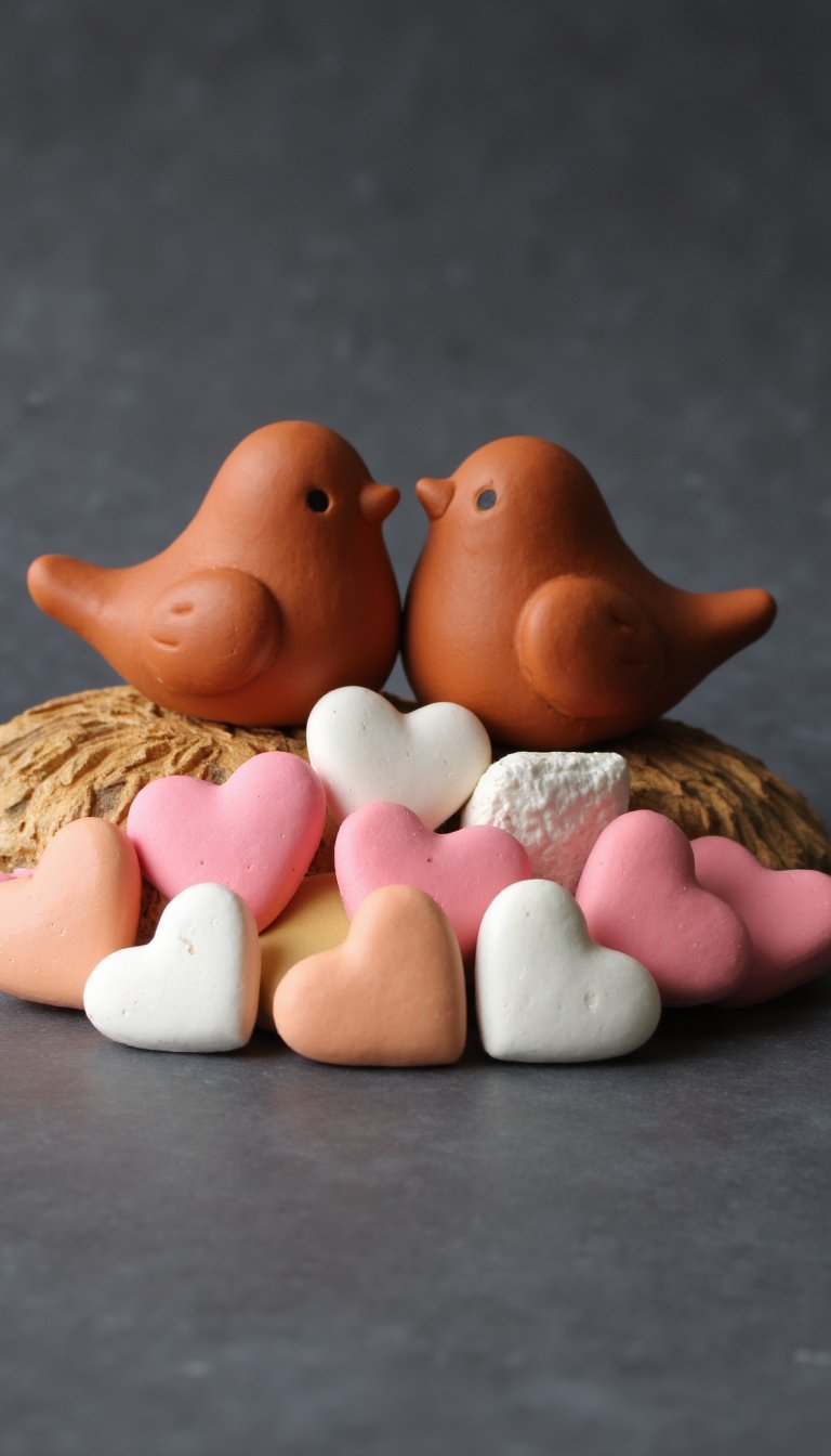 16. Nostalgic Clay Candy Hearts