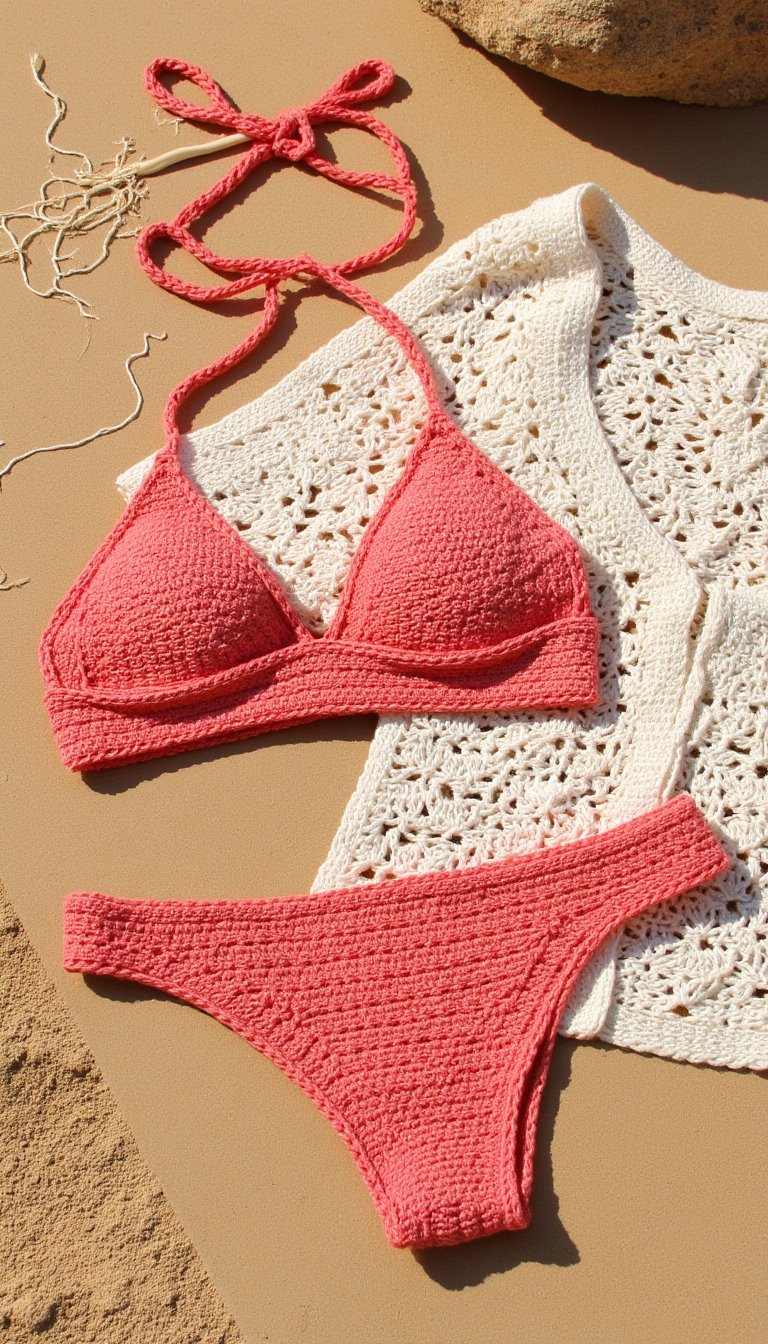 8. Crochet Bikini Top or Cover-Up