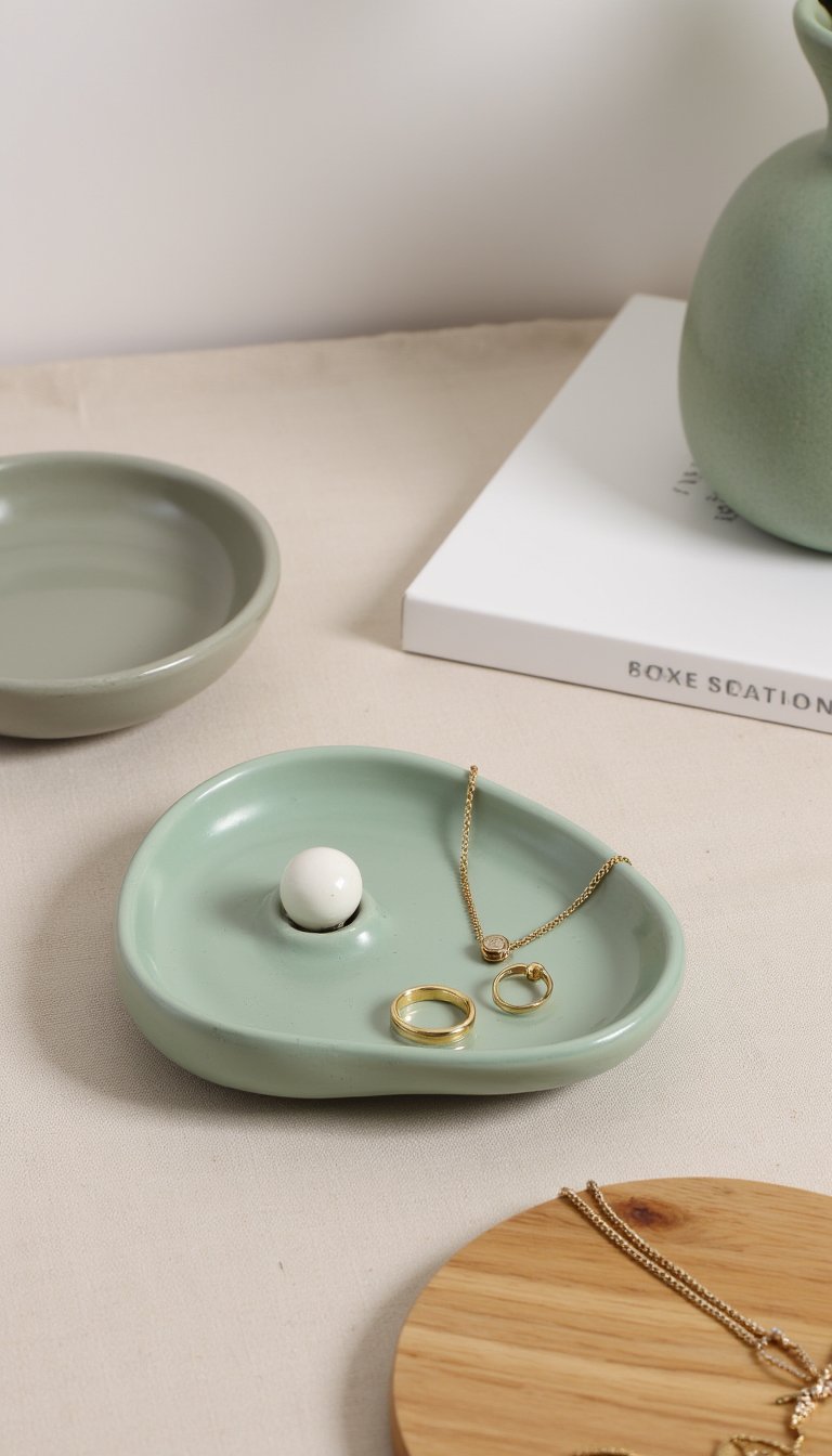 12. Minimalist Jewelry Tray
