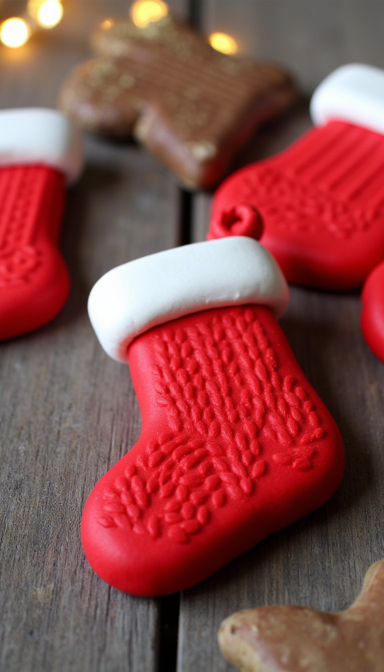 19. Clay "Knitted" Stockings