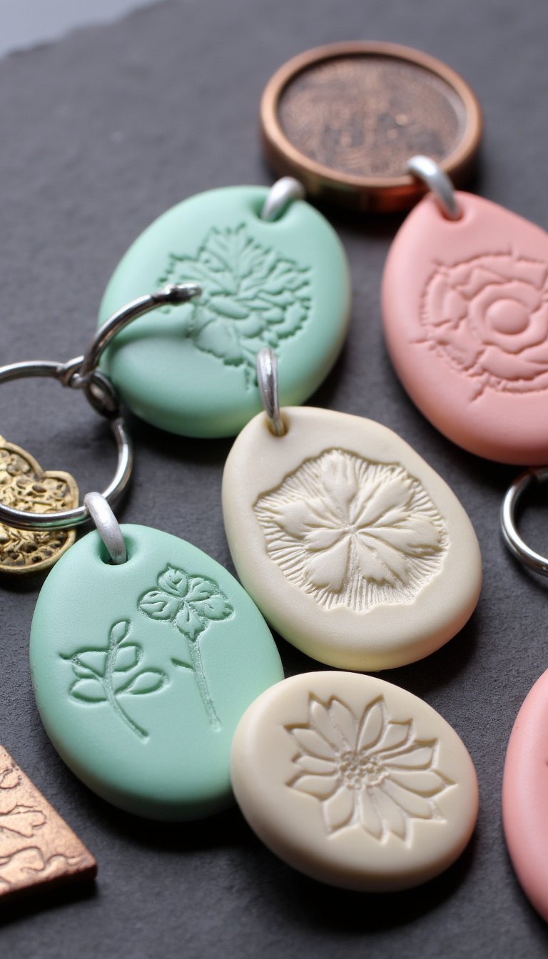12. Embossed with a Rubber Stamp