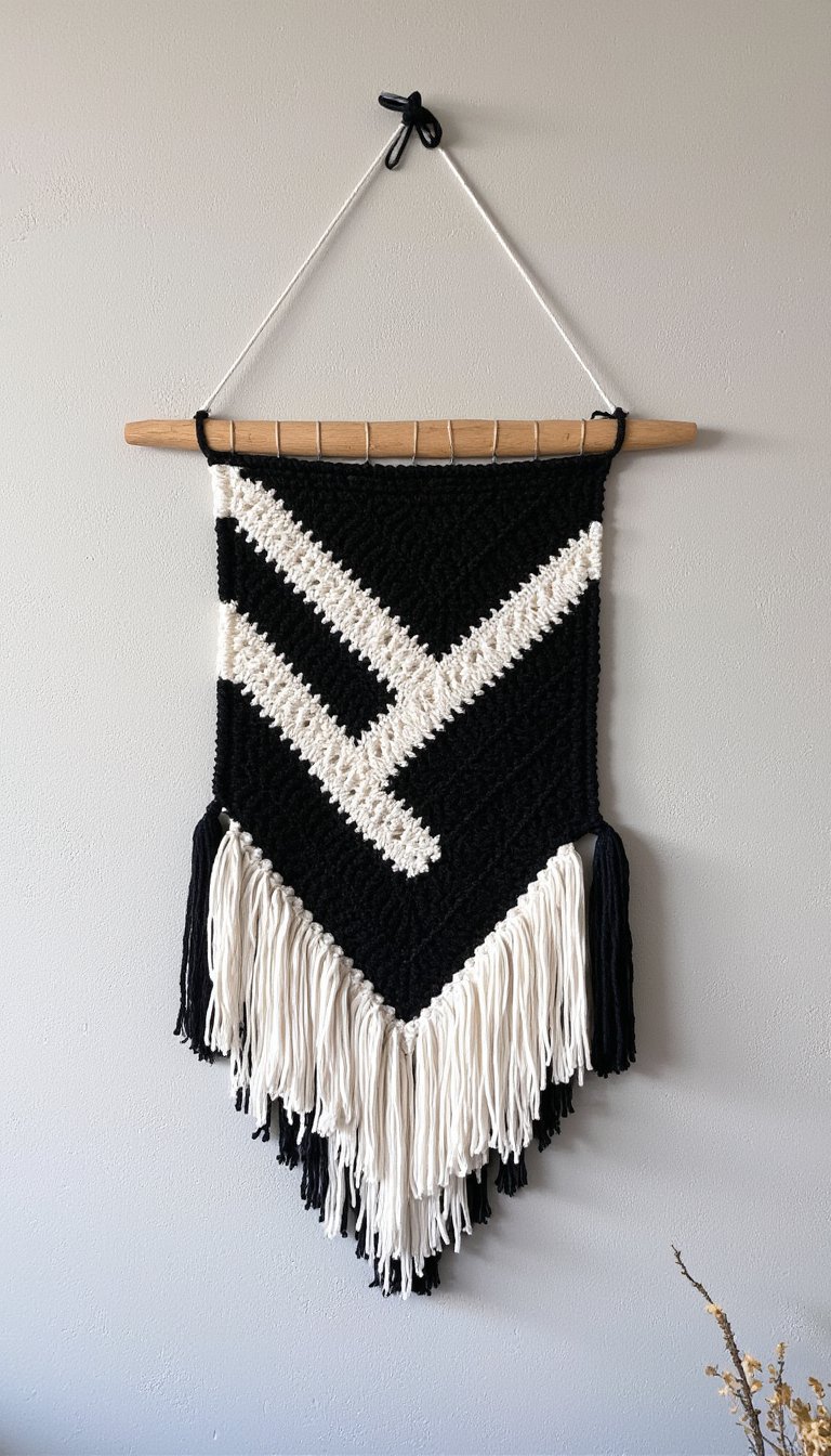 2. A Modern Geometric Wall Hanging