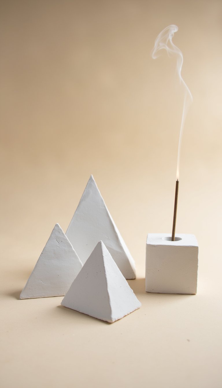 20. Geometric Incense Holders