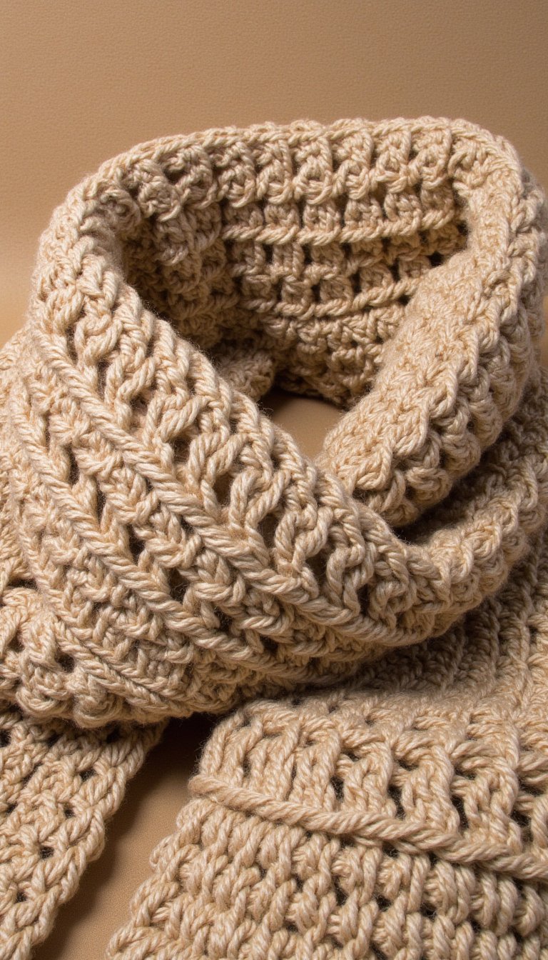 2. A Statement Chunky Scarf