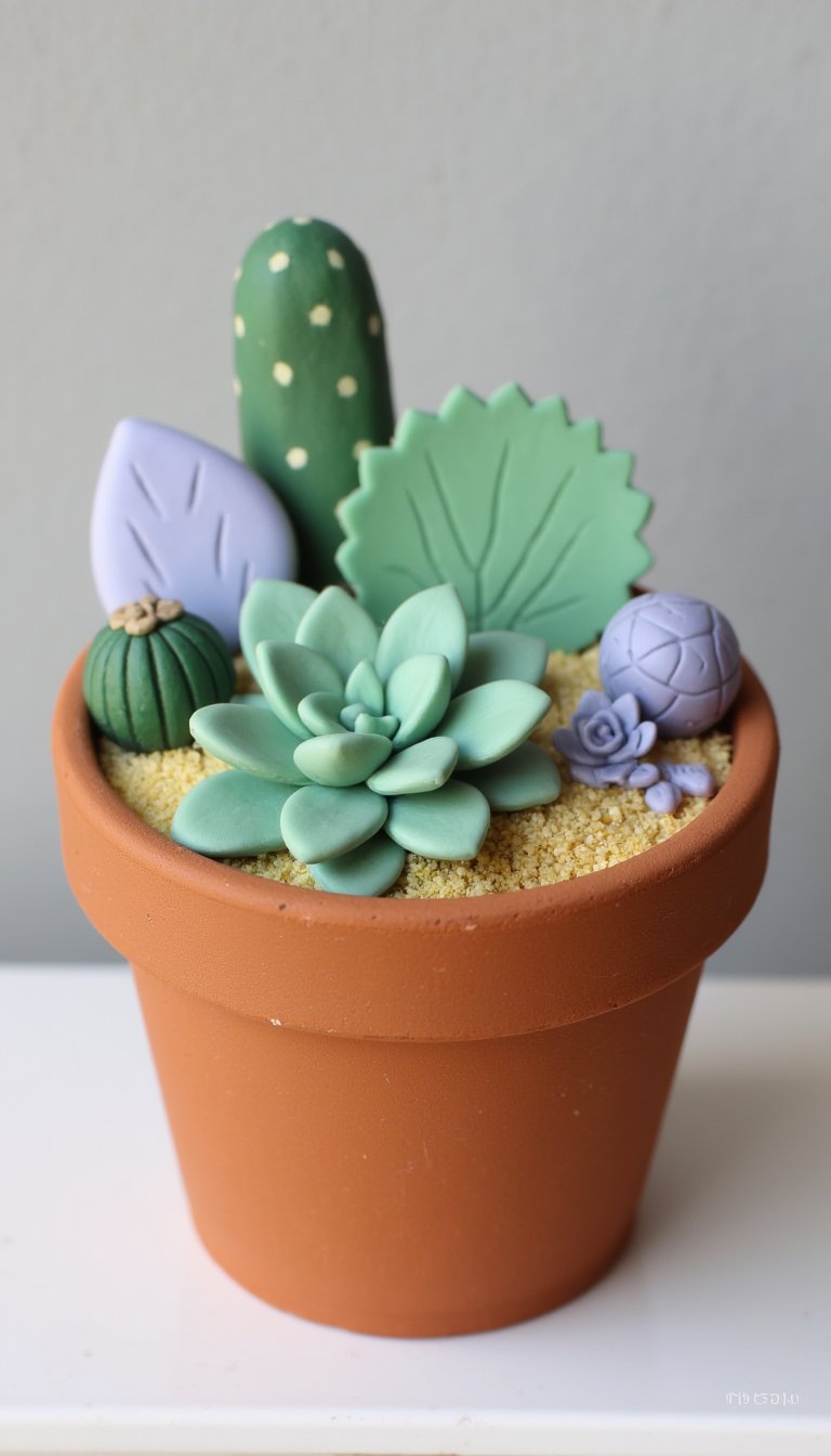 2. Tiny Succulent & Cactus Garden