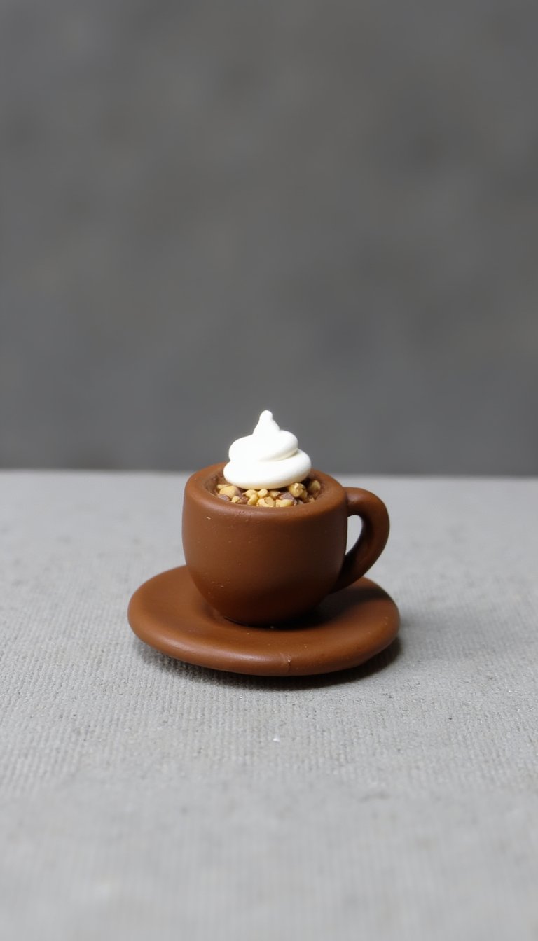 18. Miniature Coffee Cup & Saucer