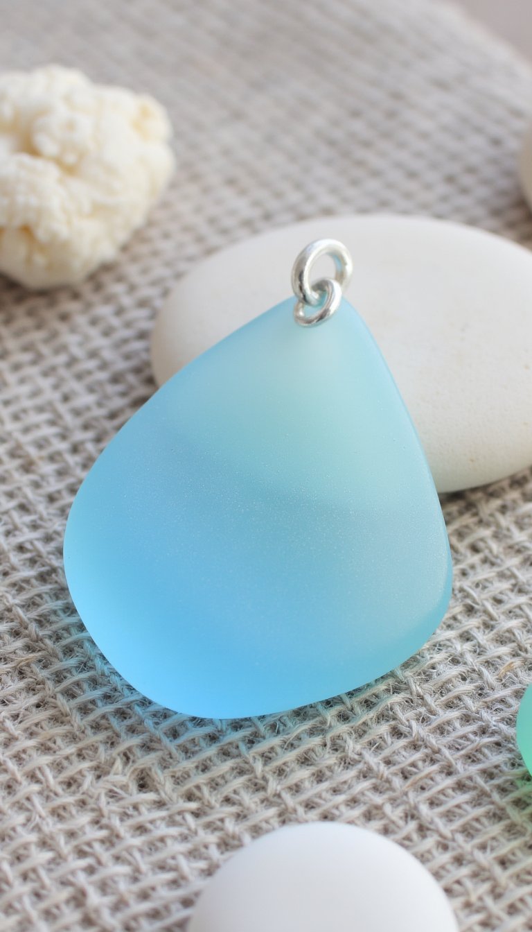 11. Faux Sea Glass Pendant