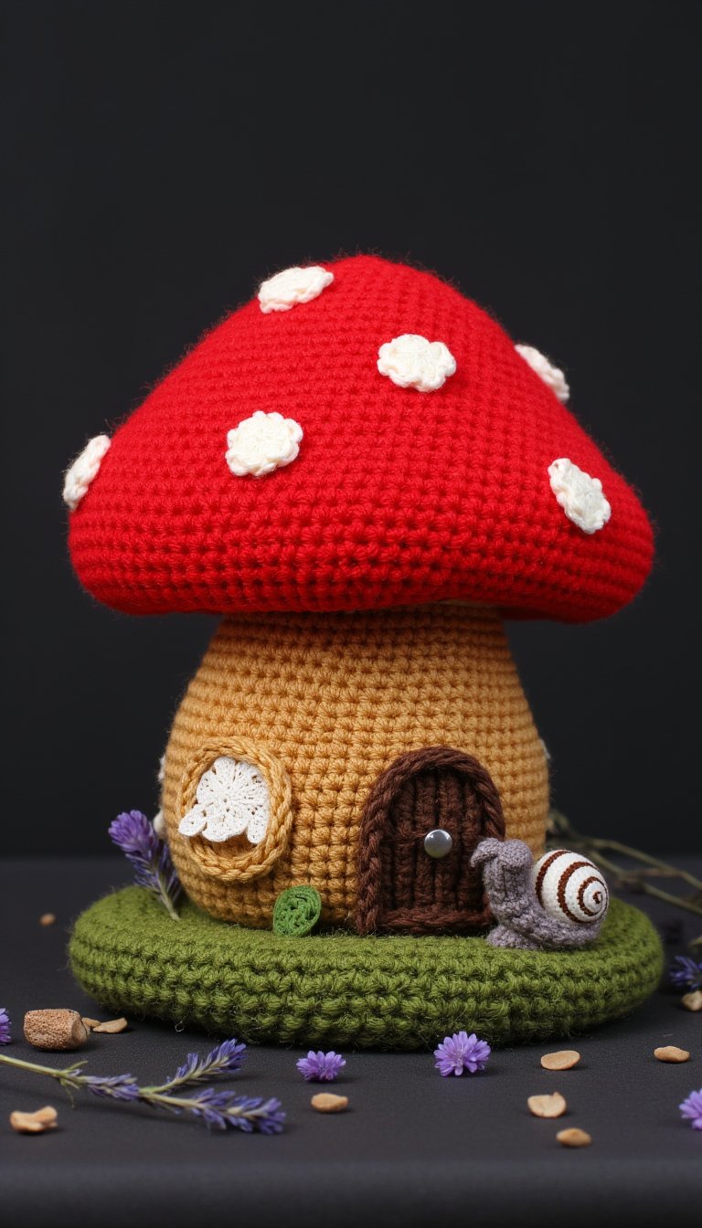 6. A Whimsical Mushroom House