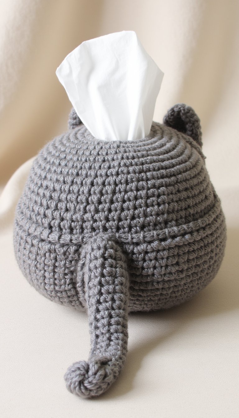 7. Cat Butt Tissue Box Cover