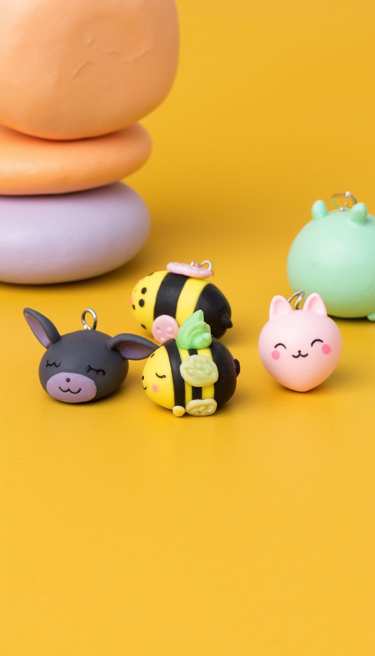 4. Whimsical Animal Keychains