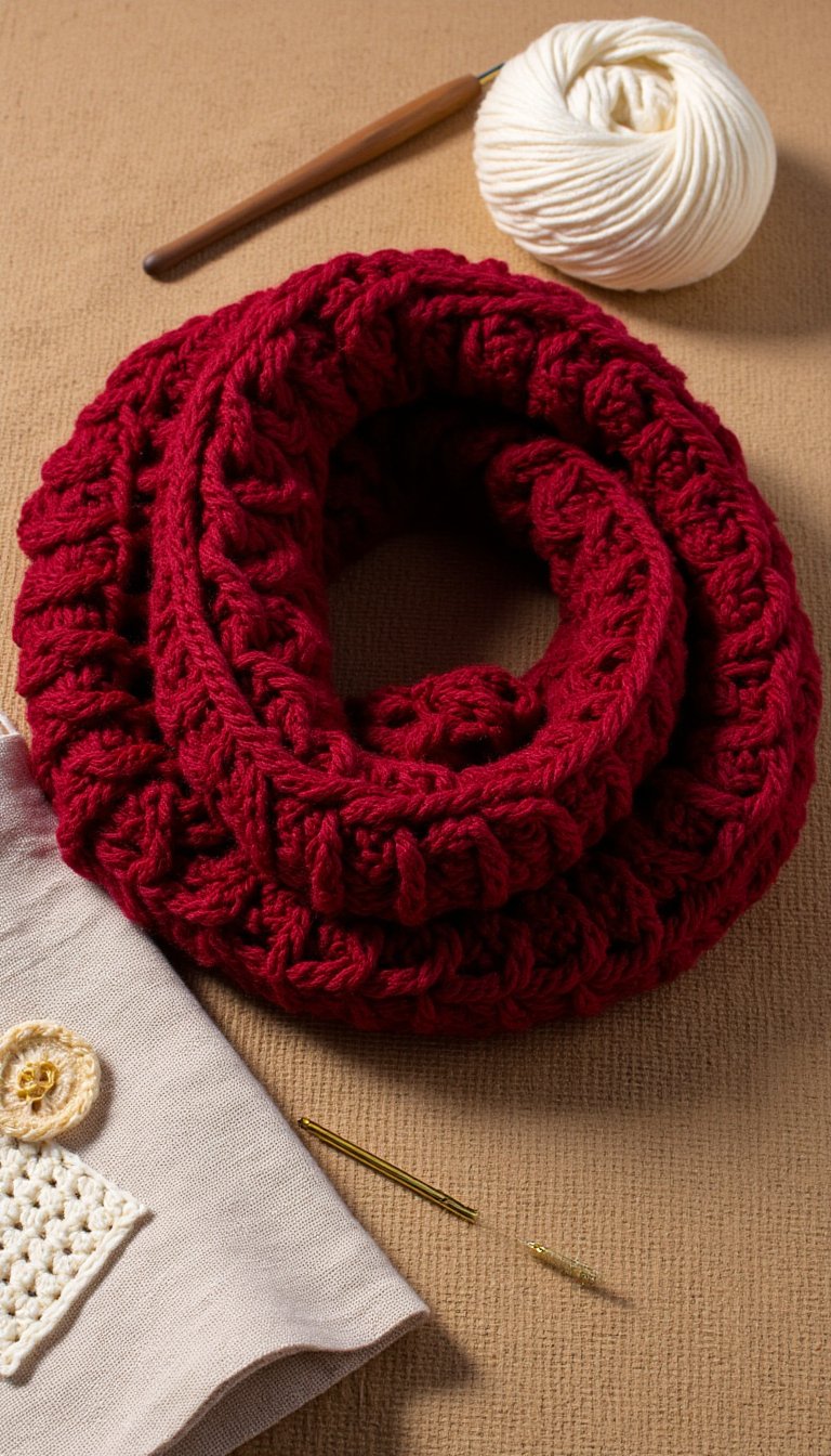 8. The “One-Hour” Infinity Scarf
