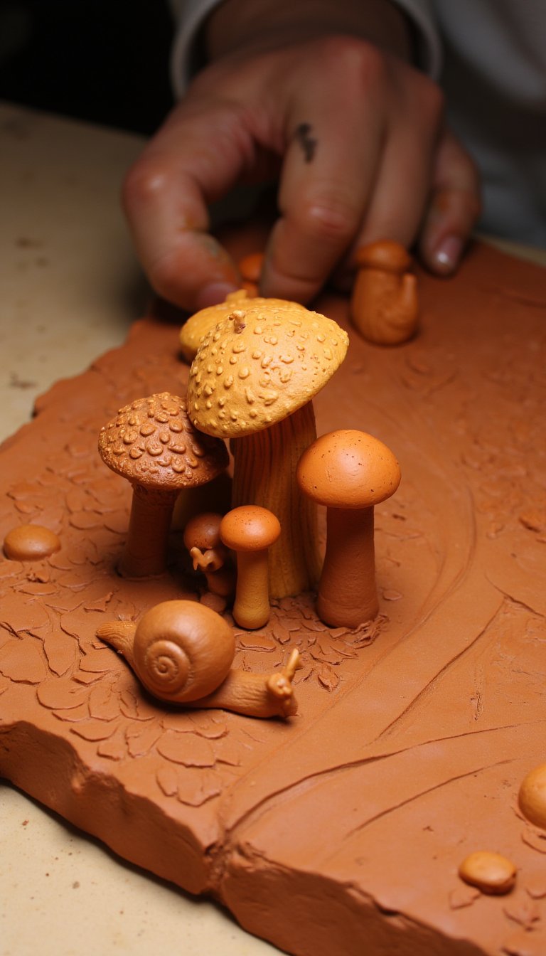 16. Mushroom Village Sculptures