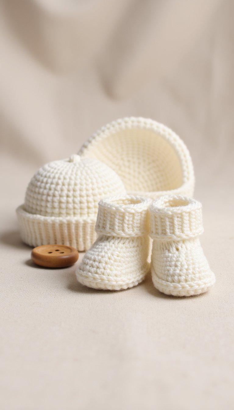 3. Simple Baby Booties: Irresistible & Quick Gifts