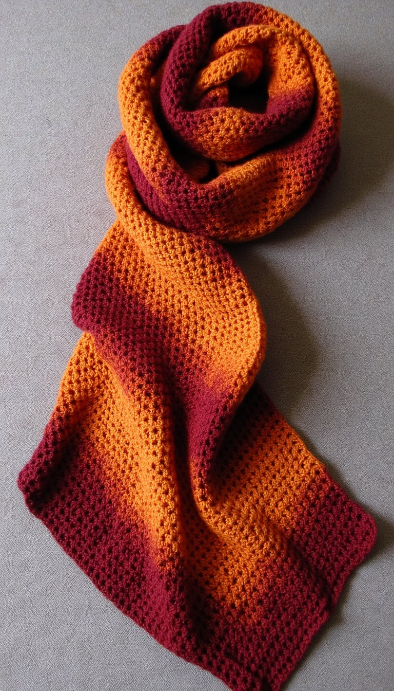12. The Chevron or Ripple Stitch Scarf