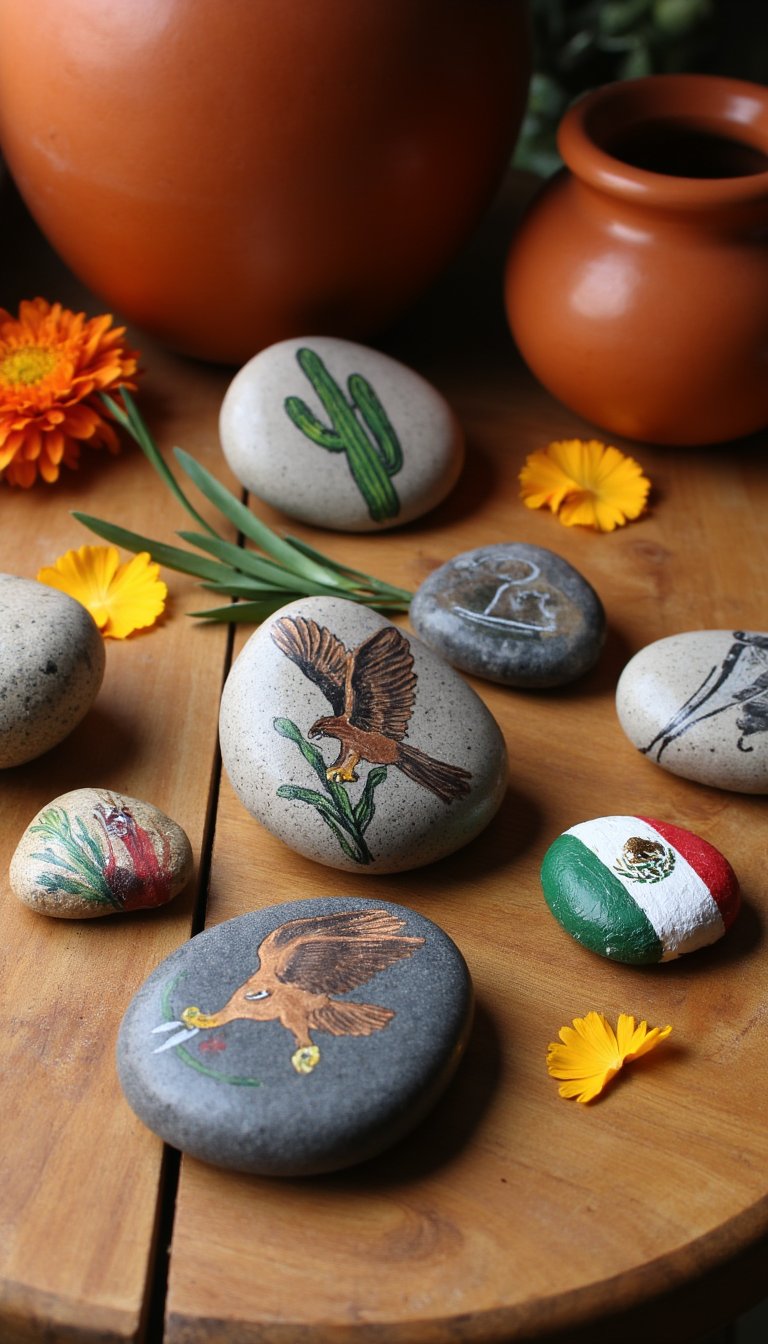 17. Independence Day Story Stones