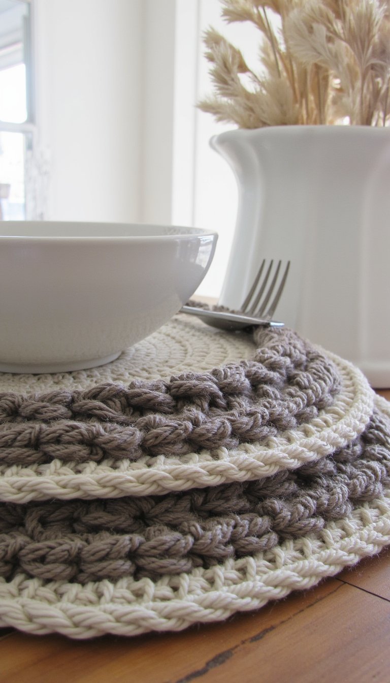 13. Simple Yet Chic Placemats