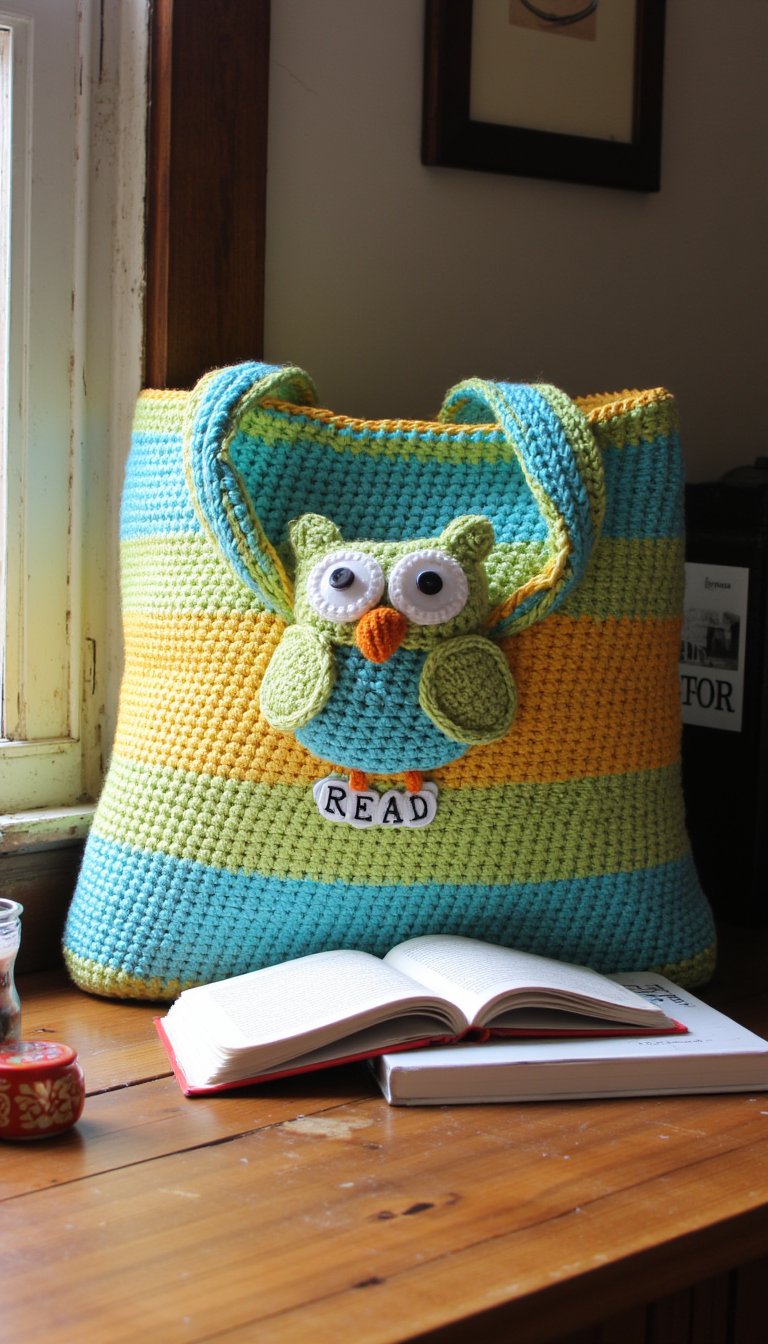 12. Reusable Library Book Tote