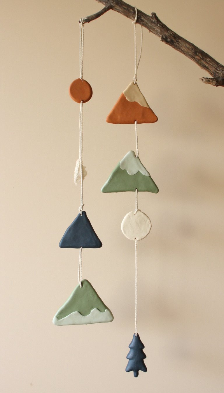 25. A Minimalist Clay Wall Hanging