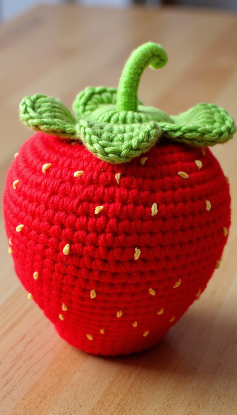 7. A Plump and Perky Strawberry