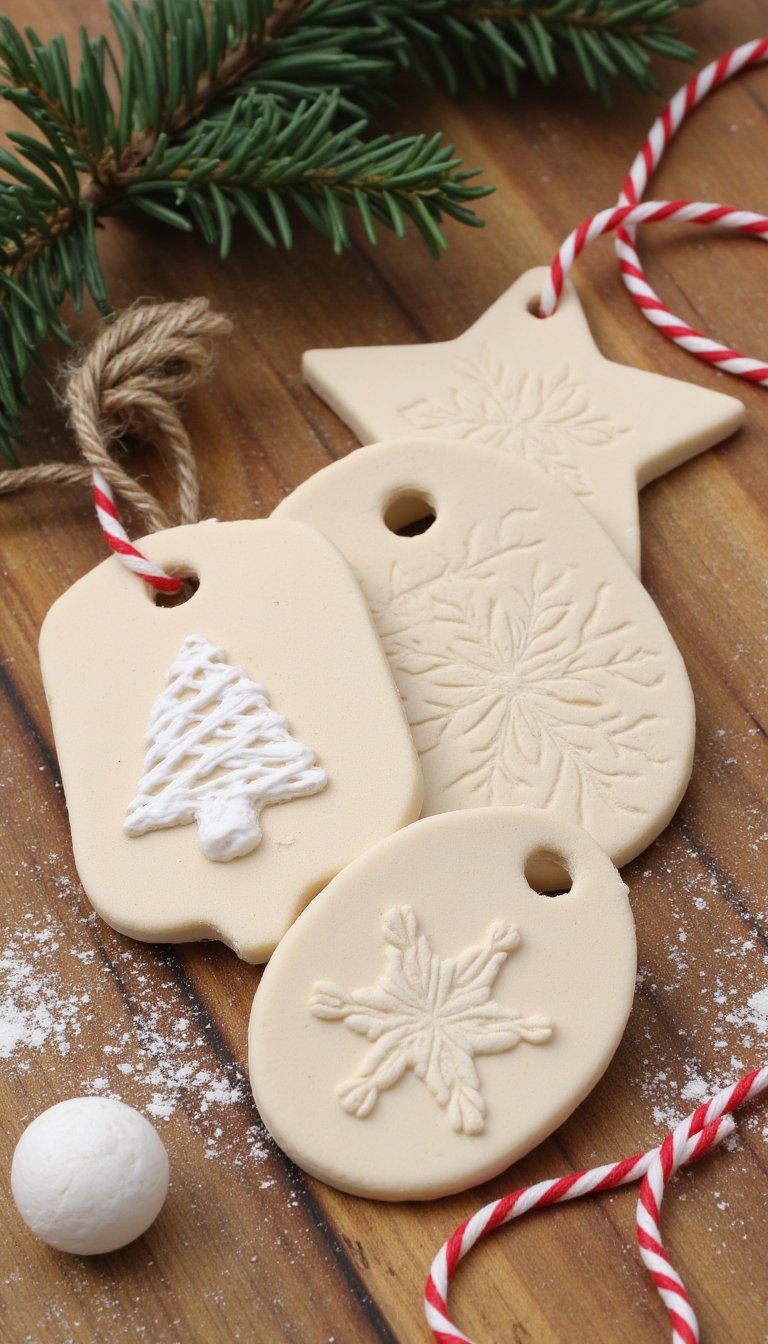 4. Rustic Salt Dough Gift Tags