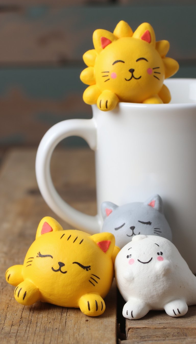 12. Cute Coffee Cup Toppers