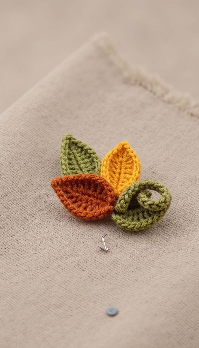 23. Elegant Tiny Leaves