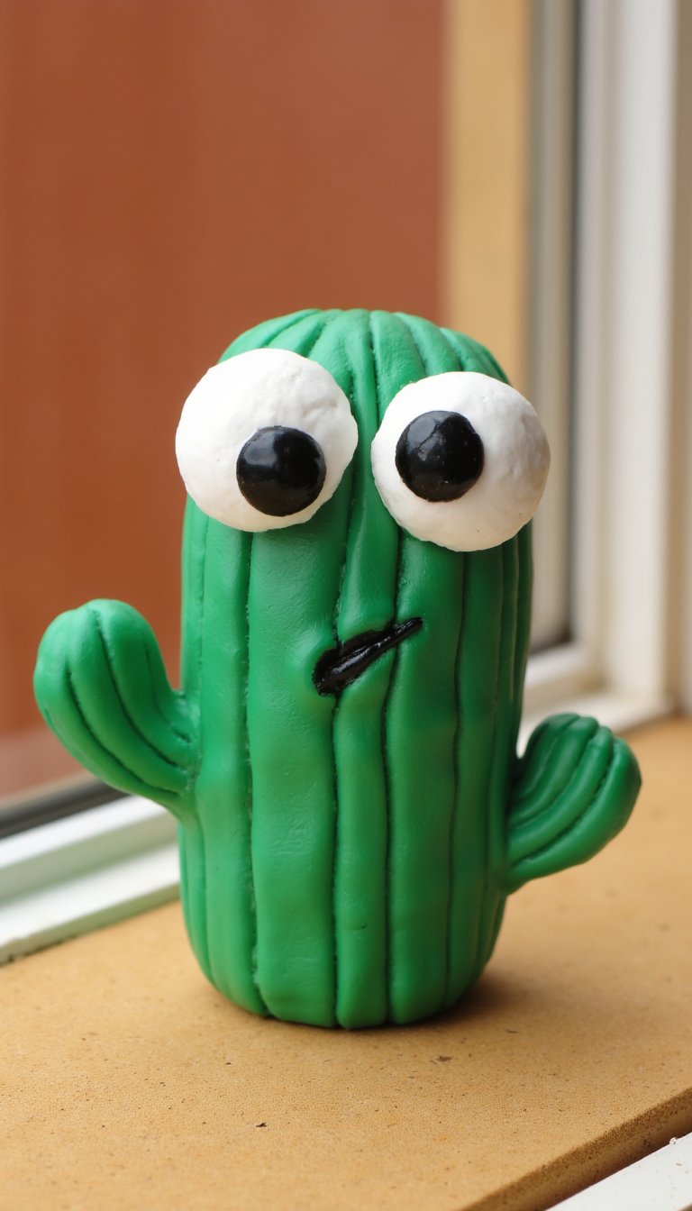 11. Cactus with Googly Eyes (Already Attached)