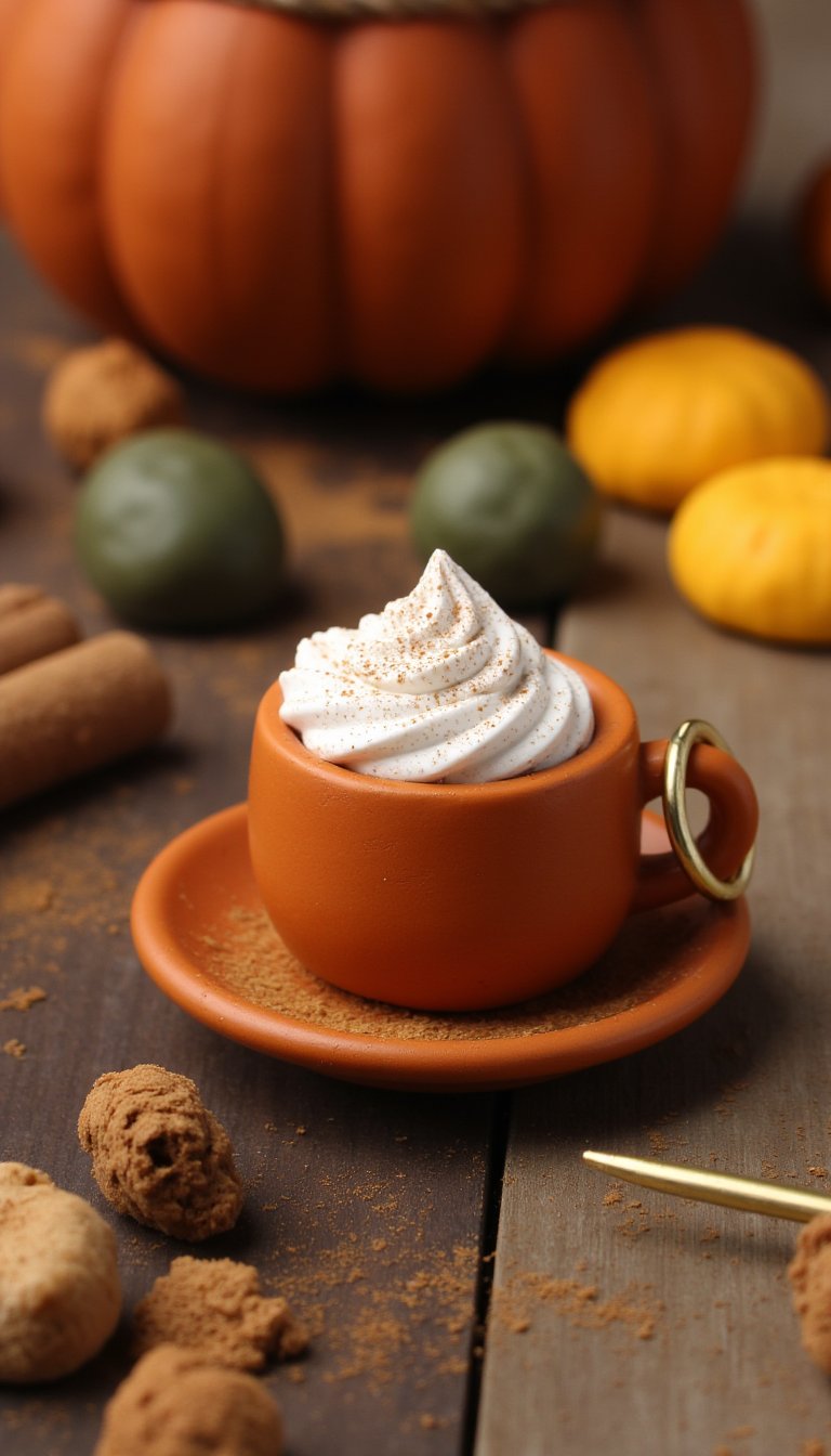 9. Pumpkin Spice Latte Mug Charm