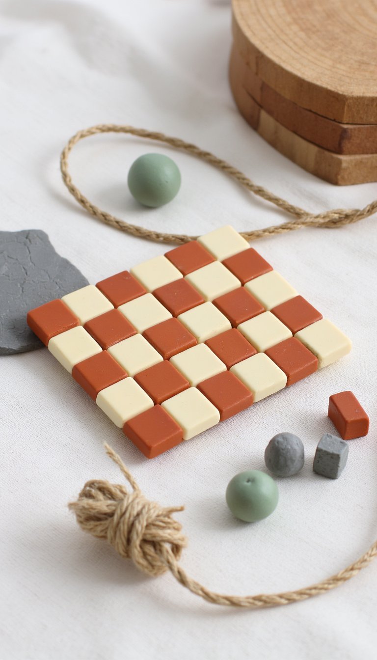 7. Miniature Checkerboard Plaque
