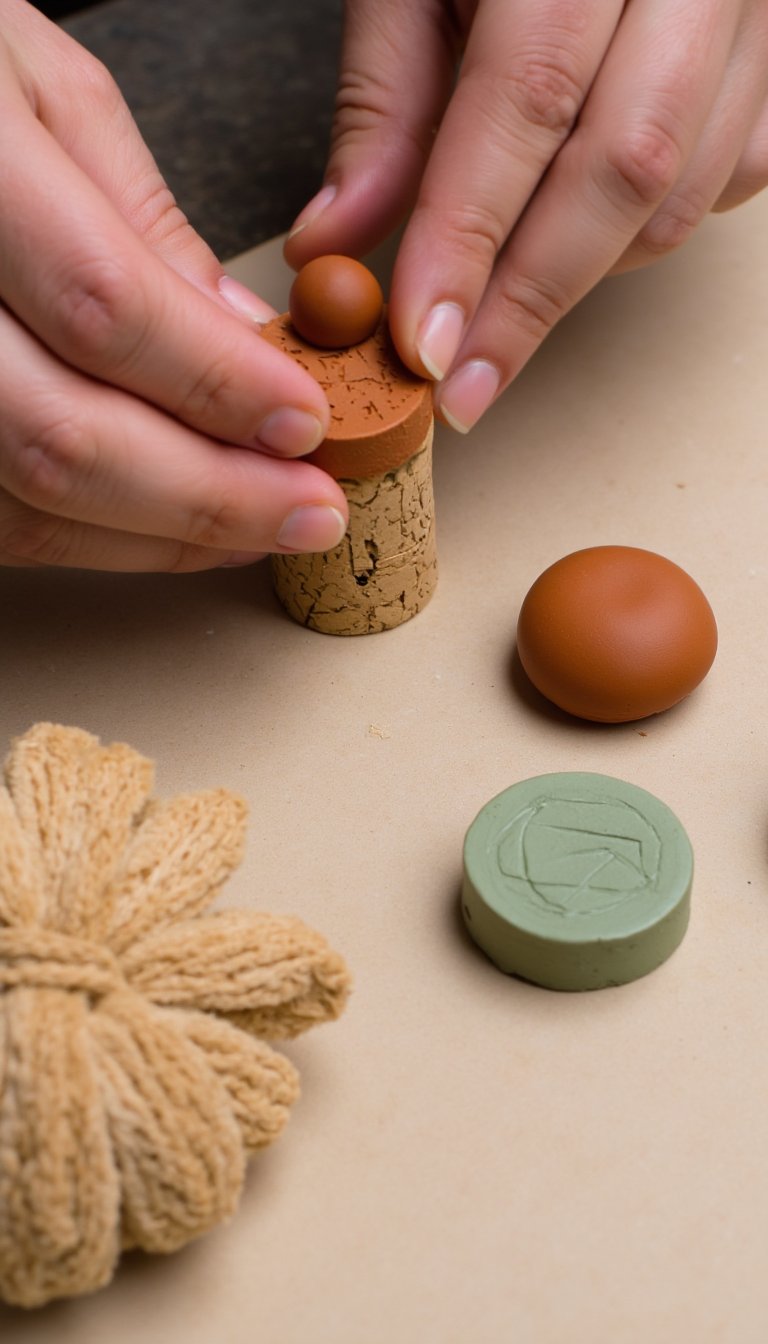 14. Clay-topped Cork Stoppers
