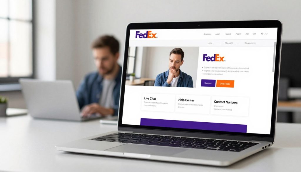FedEx Website Customer Support Options