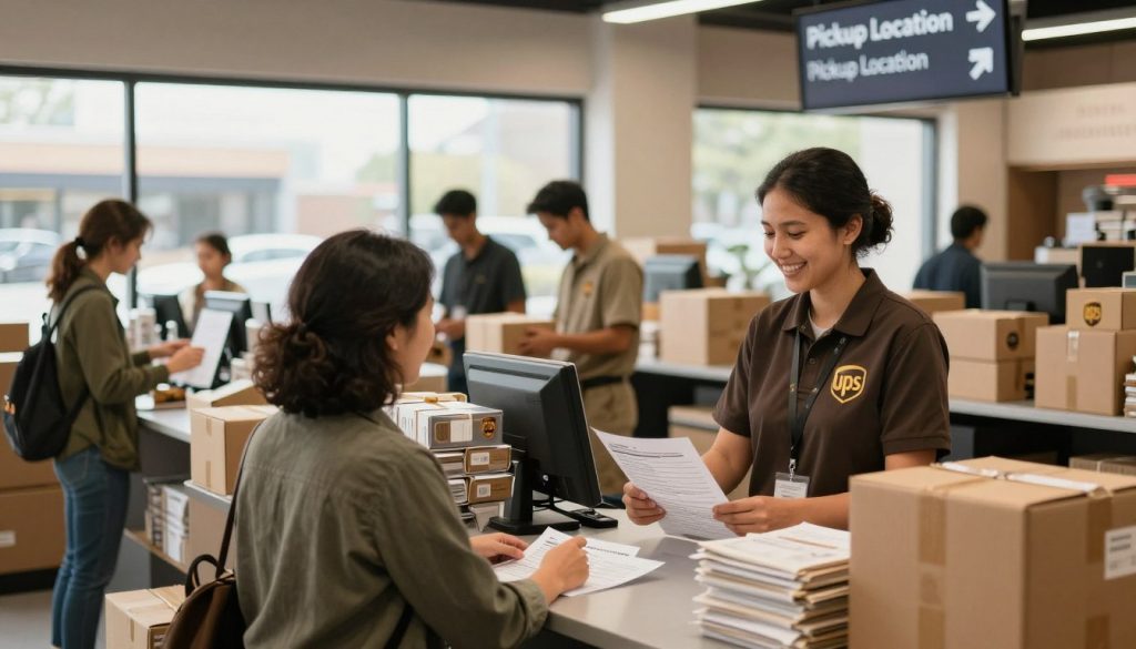 UPS Store pickup locations and customer service