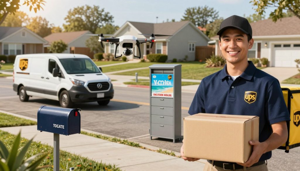 UPS delivery alternatives for vacation packages