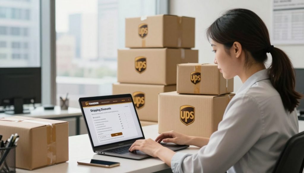 UPS shipping discounts and savings opportunities for package delivery