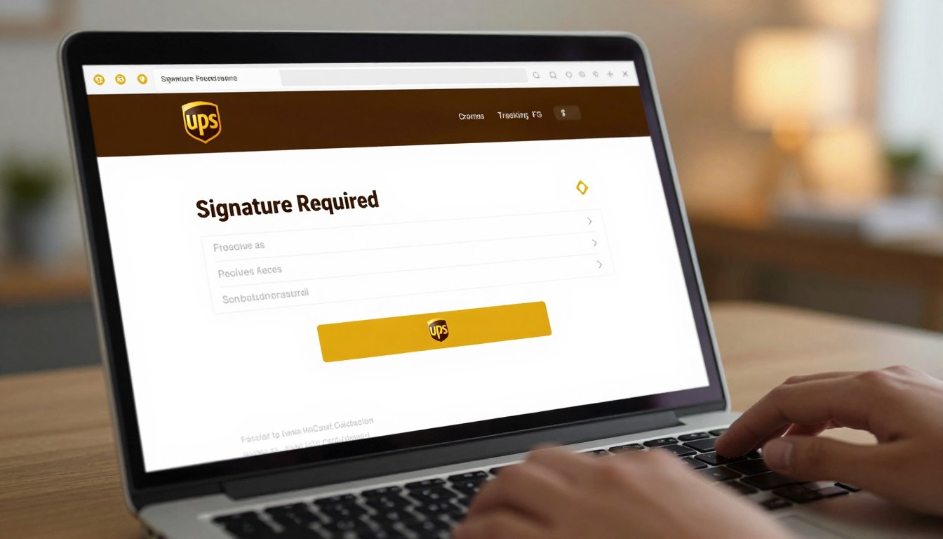 How to Find Out If Your UPS Package Requires a Signature Before Delivery