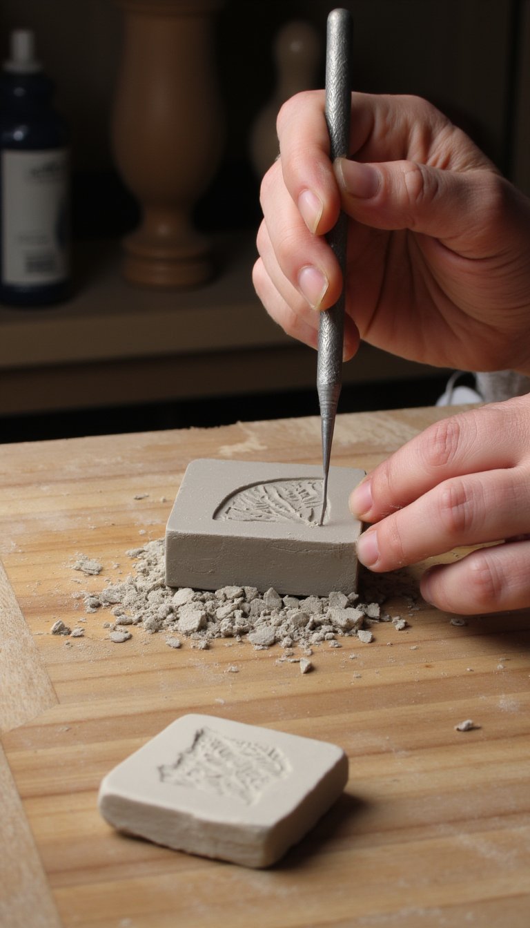 6. Stamp Carving & Making