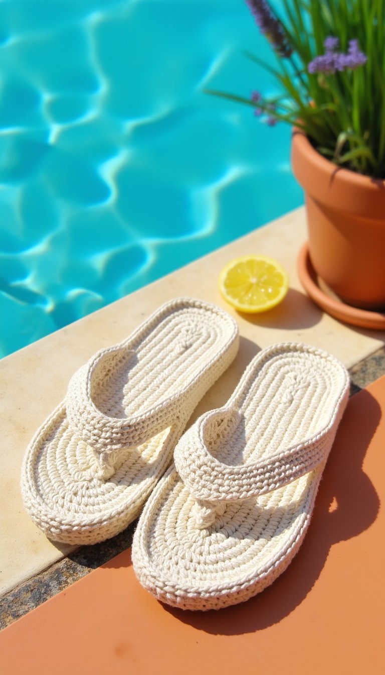 5. Comfy Poolside Sandals