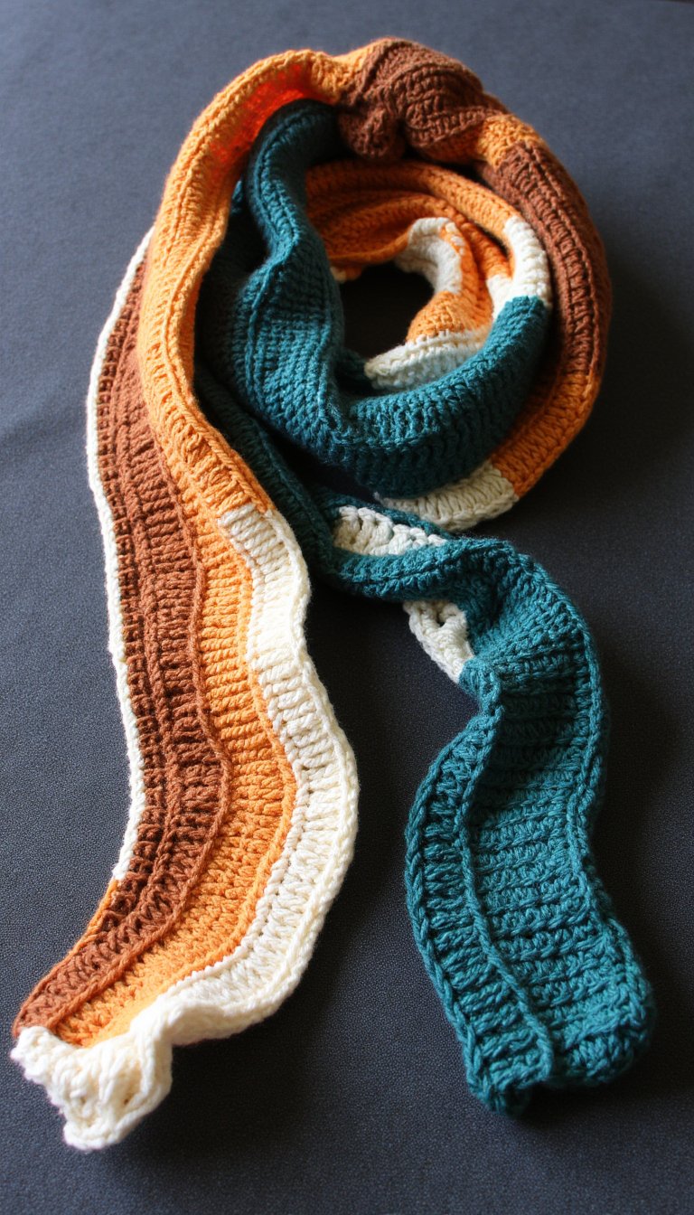 1. The Effortless Shell Stitch Scarf