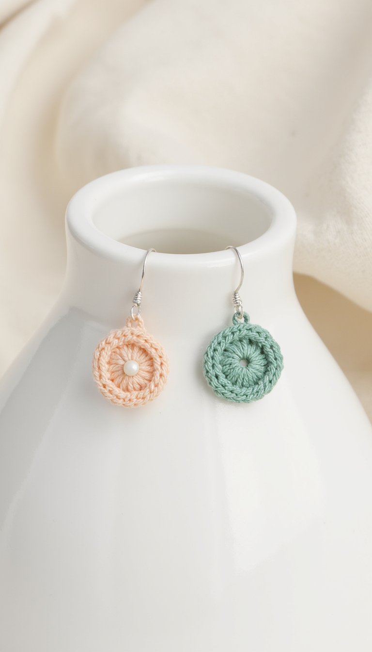 9. Lightweight Crochet Earrings