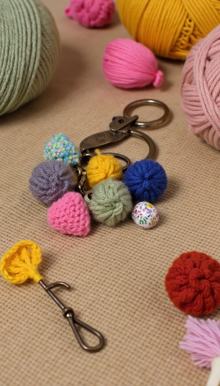 7. Colorful Stitch Markers & Progress Keepers