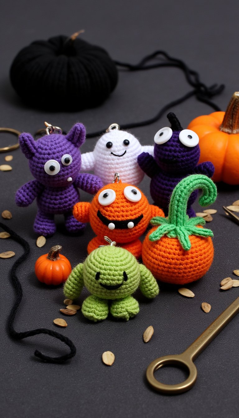 19. Mini Monster Keychains