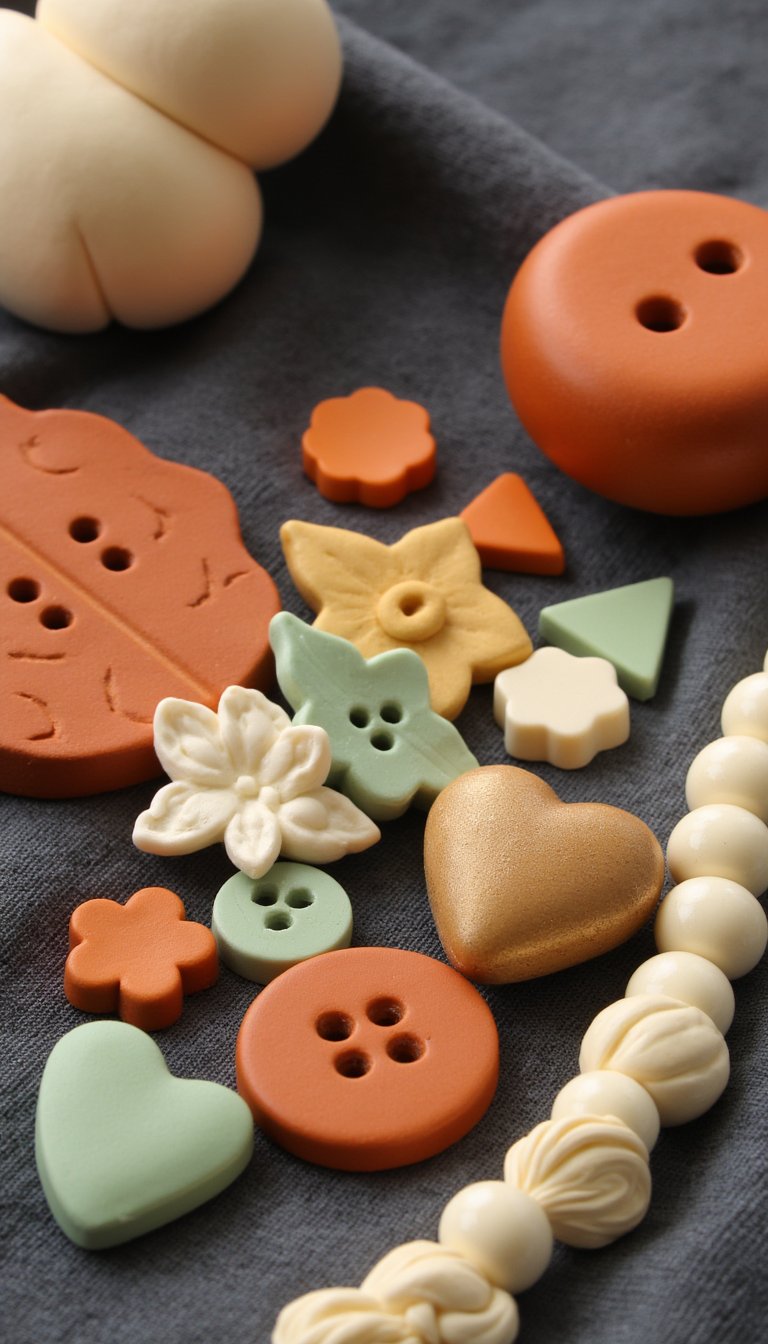 22. Decorative Button Accents