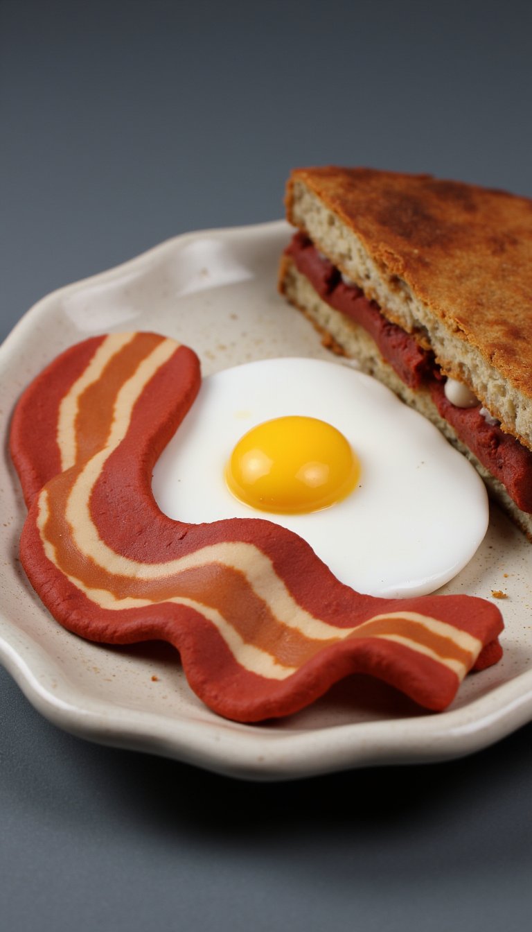 9. A Plate of Bacon & Eggs