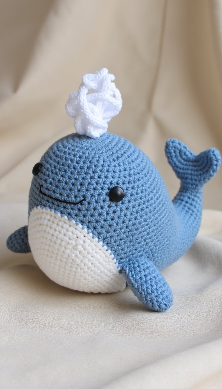 7. A Simple & Sweet Whale
