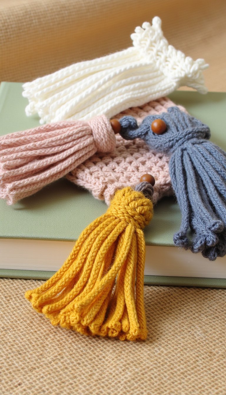12. Simple Fringe Bookmarks