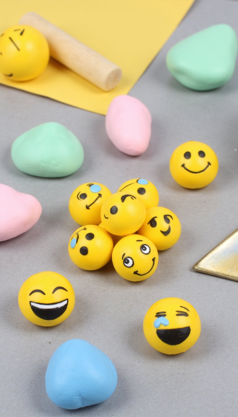 19. Emoji Magnets or Charms