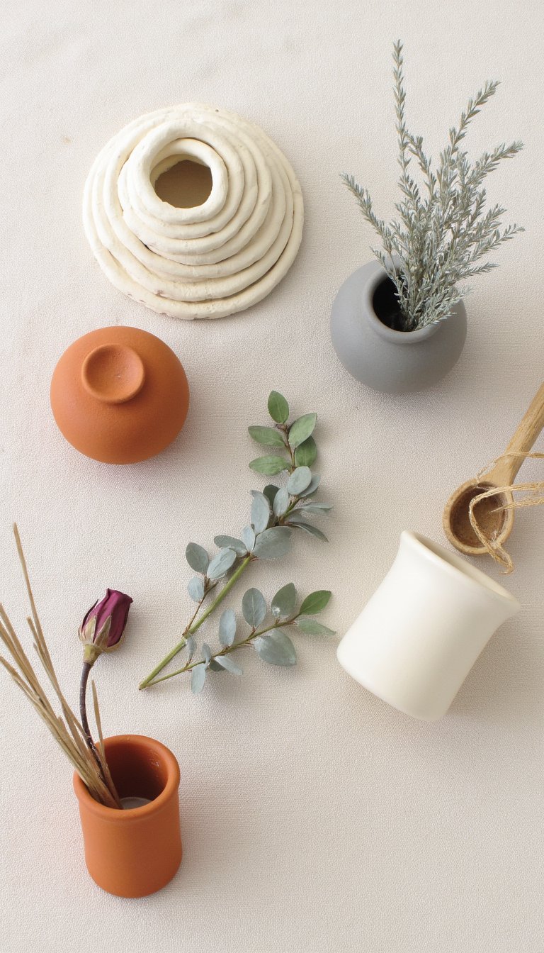 28. Miniature Vases for Dried Flowers